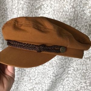 Size XS brown Brixton hat from Urban Outfitters.